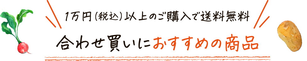 1万円（税込）以上のご購入で送料無料合わせ買いにおすすめの商品